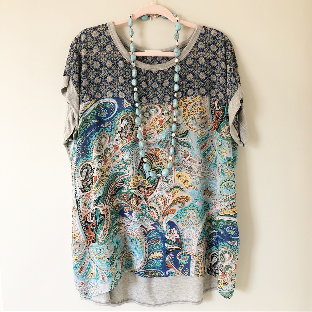 Ava James Cap Sleeve Tunic
